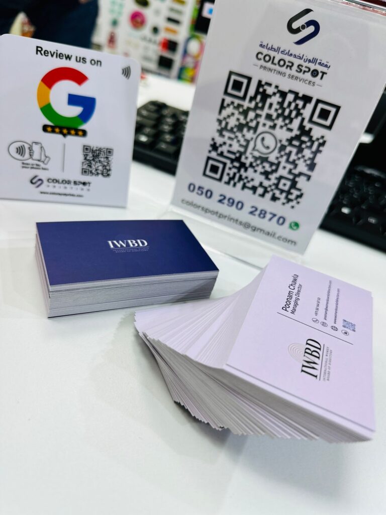 business card printing in dubai