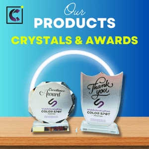 crystals and awards