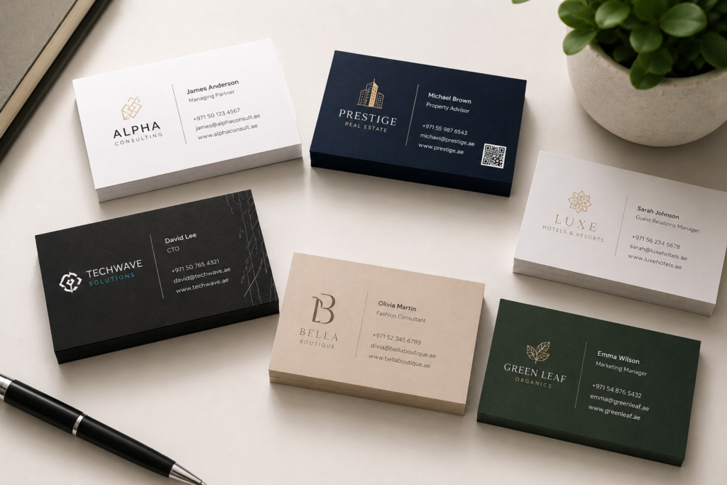 How to Choose the Right Business Card Printing for Your Industry in UAE