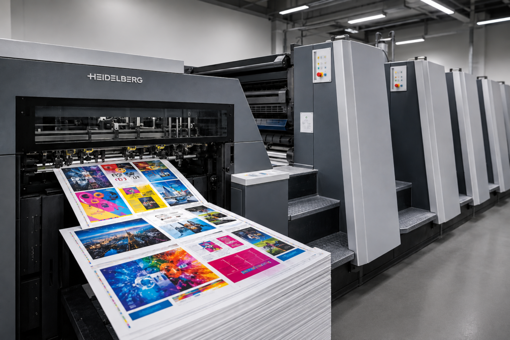 offset printing press Sharjah Dubai at Color Spot Prints