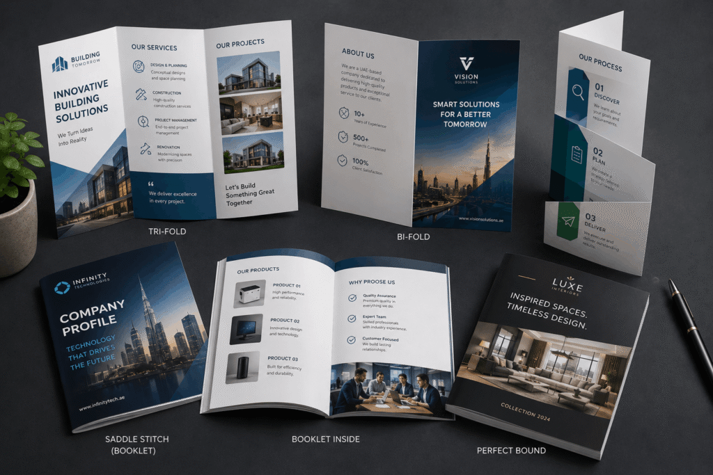 Brochure Printing in Sharjah & Dubai