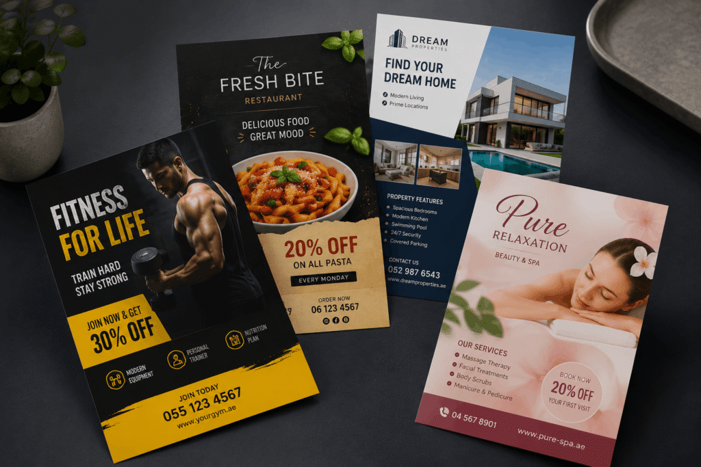 Flyer Printing in Sharjah & Dubai